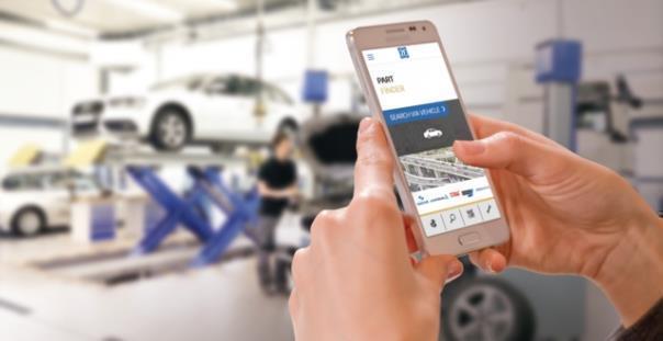 Die App „ZF Part Finder“ macht das Auffinden von Ersatzteilen für Kunden jetzt noch einfacher. Bild: ZF Aftermarket